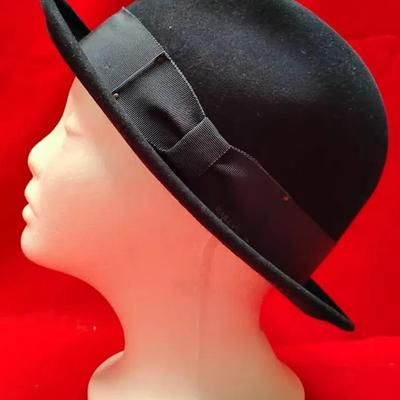 Bailey of Hollywood Navy Blue Wool Fedora Hat - Size Small - Made in USA