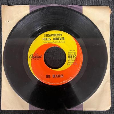 336: The Beatles – “Strawberry Fields Forever” 45 RPM Vinyl Single (Capitol Records)