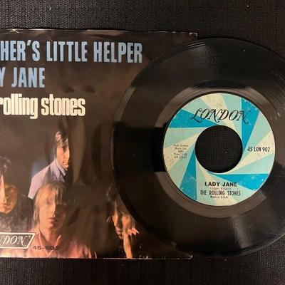 334: The Rolling Stones – “Mother’s Little Helper” / “Lady Jane” 45 RPM Vinyl Single (London Records