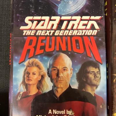 320: Signed Star Trek: The Next Generation – Reunion Hardcover Book with COA