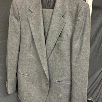 506: Daniel Hechter Tailored Wool Suit Set – Jacket & Pants – Gray – Approx. 40–42R