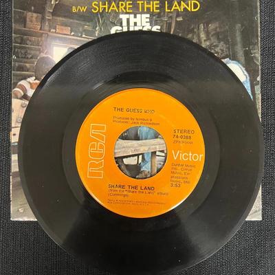 340: The Guess Who – “Bus Rider” / “Share the Land” – 7” Vinyl 45 RPM (RCA Victor)