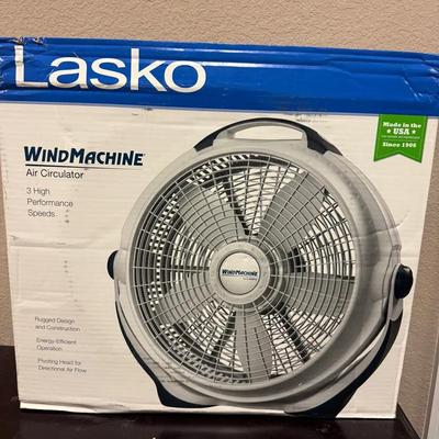 561: Lasko WindMachine High-Velocity Air Circulator Fan – Boxed