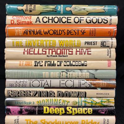 318: Lot of 12 Classic Science Fiction Paperback Books