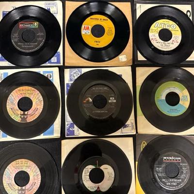 531: Vintage Rock & Pop 45 RPM Singles – Jefferson Airplane, Plastic Ono Band, Gene Pitney & More (M