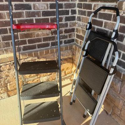 Three Various Size Step Ladders
