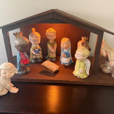 Vintage Nativity Set Gare 1975