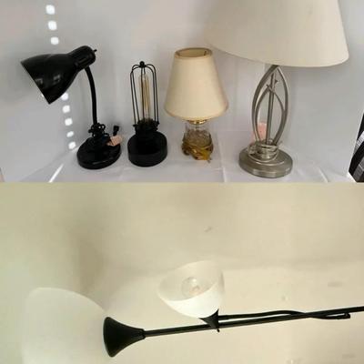 Lot Of 5 Lamps