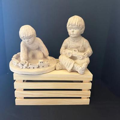Lot Of Two Vintage Austin Productions Sculptures