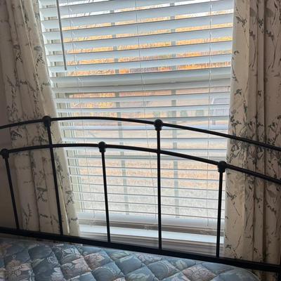 Queen Size Wrought Iron Headboard 