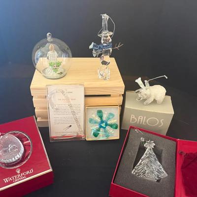 Crystal Glass Christmas Ornaments Some Waterford