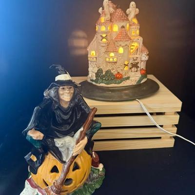 Lot Of Two Halloween Light Decor 