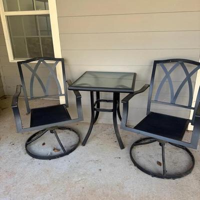 Patio Table And Two Chairs