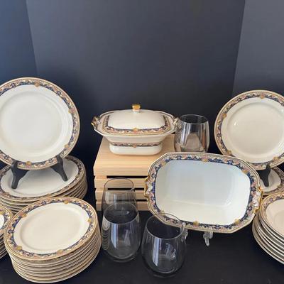 Antique T & V Limoges China Set