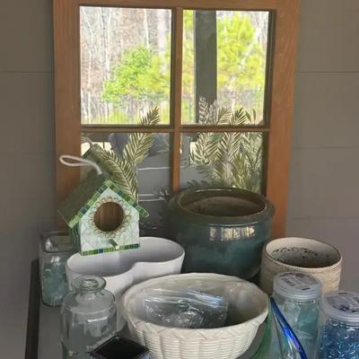 Mixed Lot Planters And Accessories