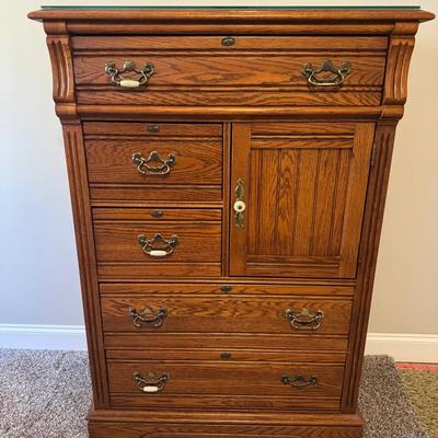 Lexington Recollections Five Drawer Chest With Cabinet