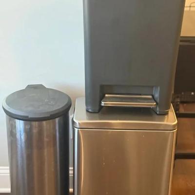 Lot Of Three Garbage Cans
