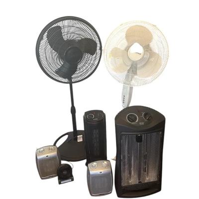 Mixed Lot Fans And Heaters