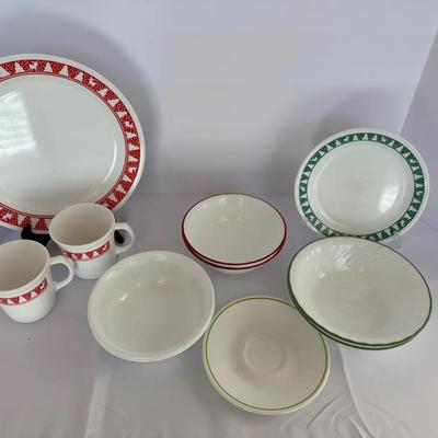 Christmas Dishes, Winter Set