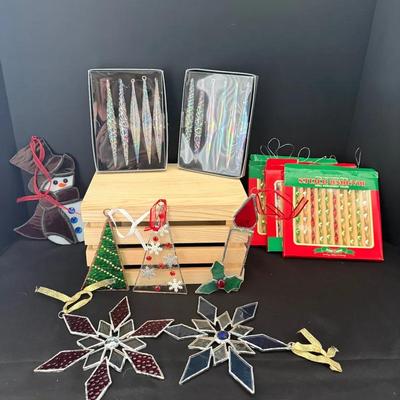 Mixed Variety Of Vintage Glass Ornaments