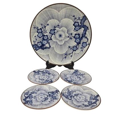 Japanese Imari Seving & Individual Plates