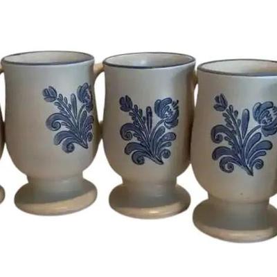 Pfaltzgraff  Yorktown Mugs (6)  5”  Tall 