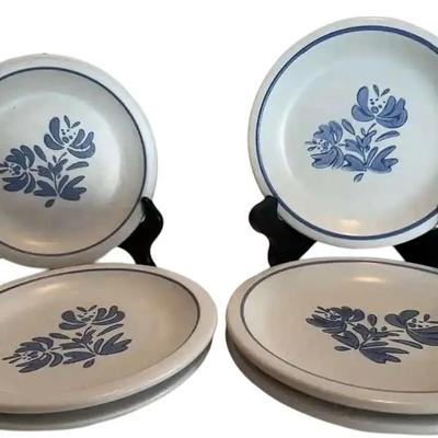 6 Pfaltzgraff Yorktowne Dessert Plates 6.5” Diameter