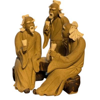 Vintage Chinese Shiwan Mudmen