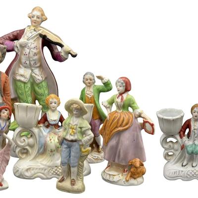 8 Occupied Japan Figurines