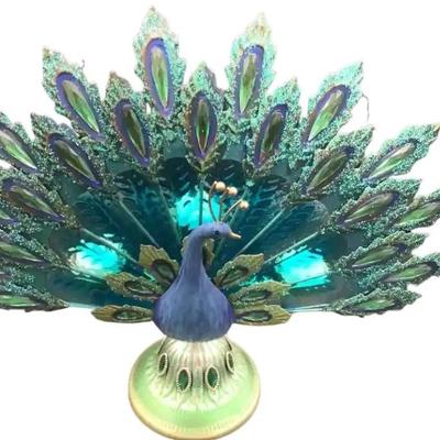 Lighted Peacock 