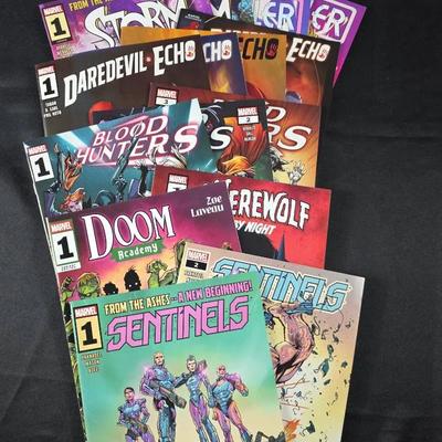Marvel Lot 2 (Storm, Dazzler, Sentinels, Daredevil and Echo, Bloodhunter, Werewolf by Night, and..