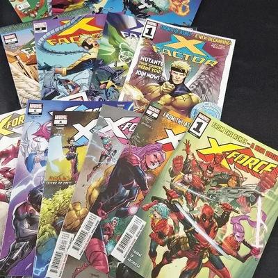 X-Force (6), Marvel Superheroes Secret Wars: Battleworld (4), X Factor (3) Comic Books