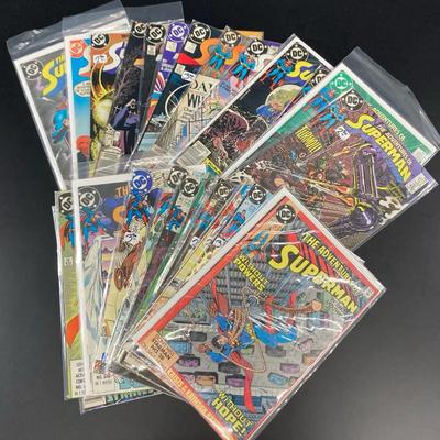 The Adventures Of Superman - 22 DC Comic Books (1988-1990)