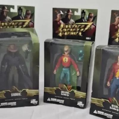 DC Direct Action Figures -  The Flash -  The Green Lantern  - The Sandman NIB