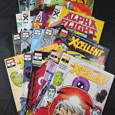 The X-Cellent (season 1/2), Children of the Vault, Alpha Flight 20 Comic Books ('21-'23) - Marvel