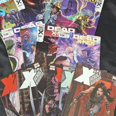 Marvel Group of 13 Comic Books (X-Men Realm)