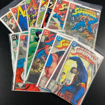 The Adventures of Superman, Action Comics and Superman (1987-1989) - DC (13) Comics