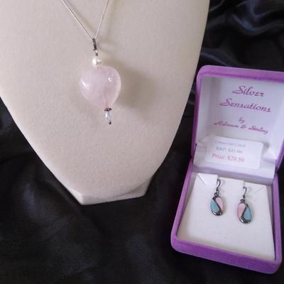 Two pieces of sterling silver 925 jewelry