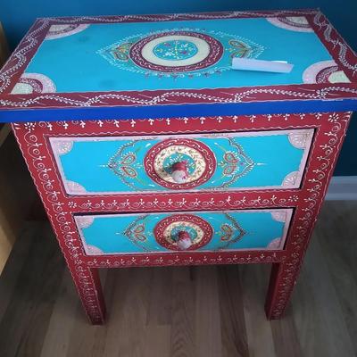 Colorful nightstand