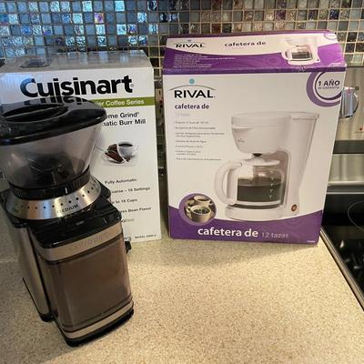 NIB Coffee Maker And Coffee Grinder