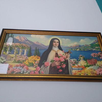 Vintage St. ThéRèSe Of Lisieux Framed Print