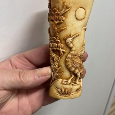 Carved Asian Bone