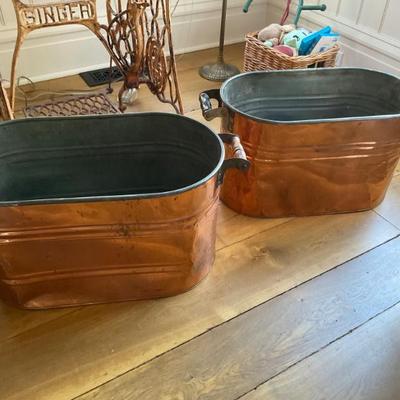 Sale Photo Thumbnail #3: Copper Tubs