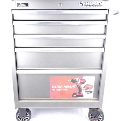 Barely Used Husky Limited Edition 5-Drawer Rolling Tool Chest – Ball-Bearing Slides, Extra Height