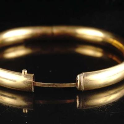 Vintage 14k GF Bangle Bracelet