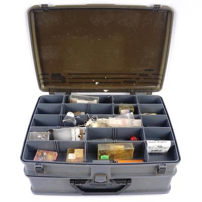 Vintage Large Tackle Box - Multi-Tier Cantilever with Lures & Supplies