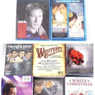 Vintage DVD & Blu-ray Movie Lot – Classics, Thrillers, Romance, TV Collections & Box Sets