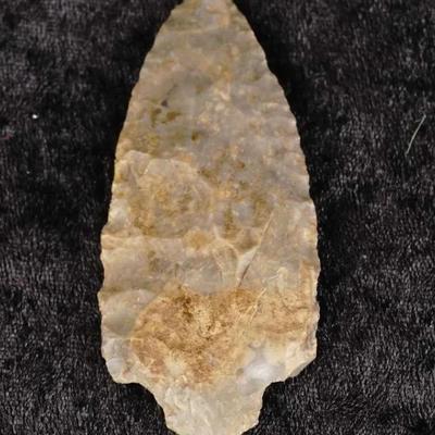 Prehistoric Stemmed Chert Projectile Point, 3", c. 800–300 BCE (Label Attributed)