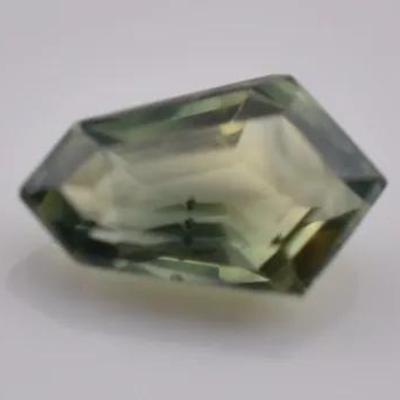 0.4 Carat Fancy Natural Green Sapphire - VS