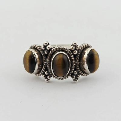 Sterling Silver Tiger's Eye Ring